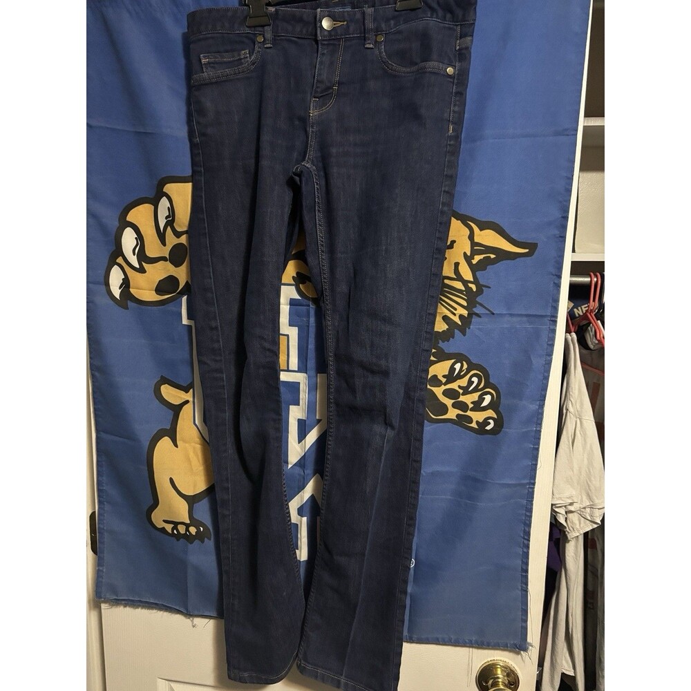 Patagonia Organic Dark Blue Straight Leg Jeans, Women's Size 28 (6)